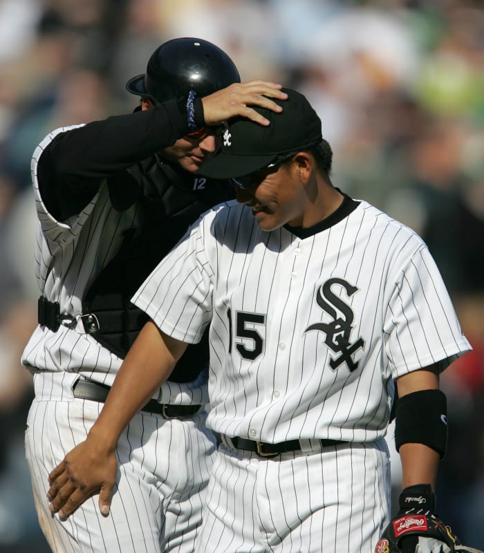 A.J. Pierzynski and Tadahito Iguchi enjoyed in win in their White Sox debuts.